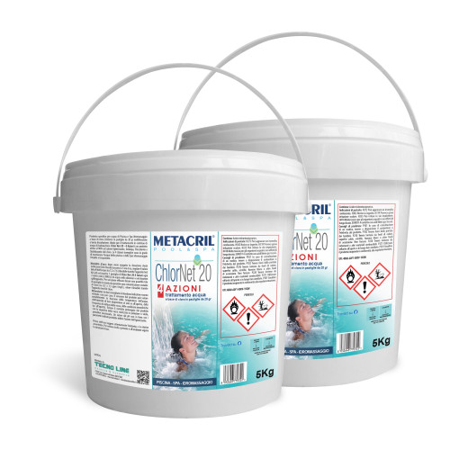 Chlor Net 20 4 azioni 10 Kg (5+5)